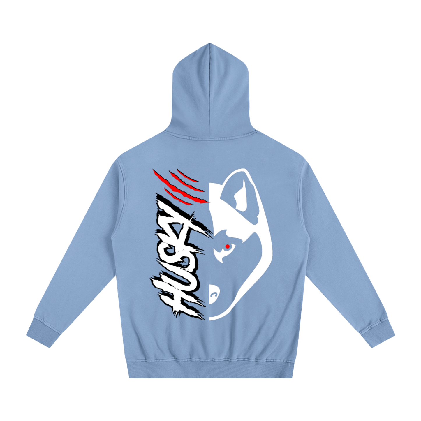 Husky Half Head Hoodie Jumper