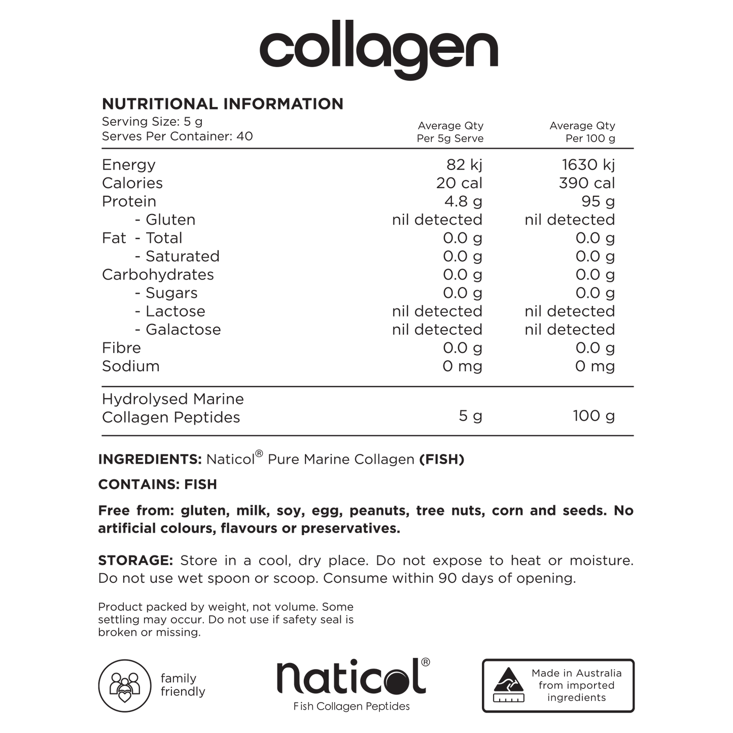 100% Pure Marine Collagen Peptide- SWITCH