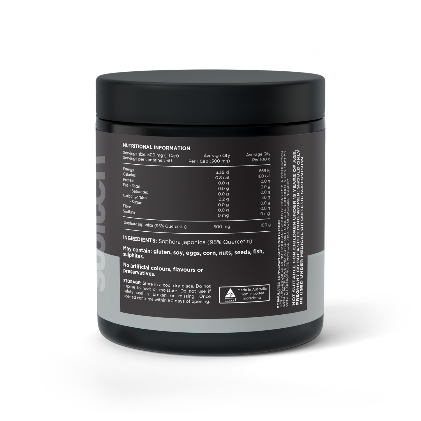 QUERCETIN (SOPHORA JAPONICA) CAPS - 500MG