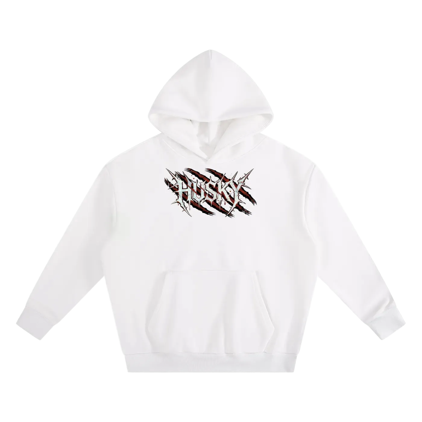 FknFierce Fleeced Hoodie Wolf Grey