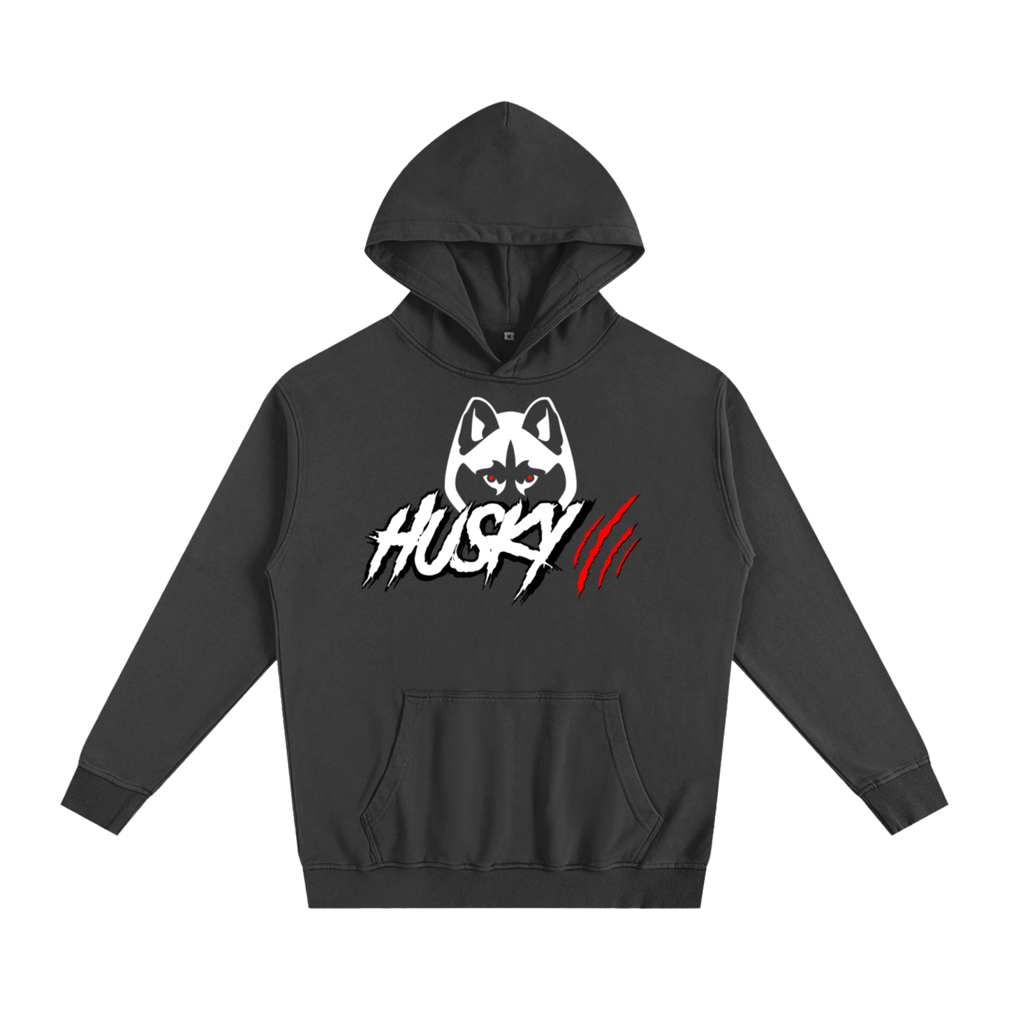 Husky Half Head Hoodie Jumper