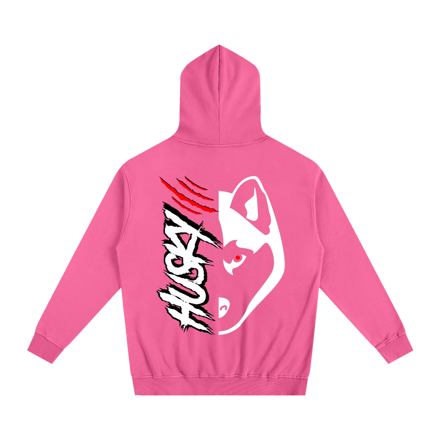 Husky Half Head Hoodie Jumper