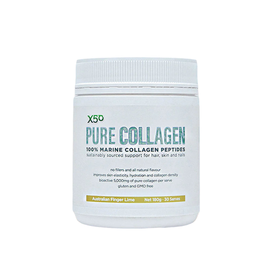 X50 PURE COLLAGEN - AUSTRALIAN FINGER LIME 180G - 30 SERVE