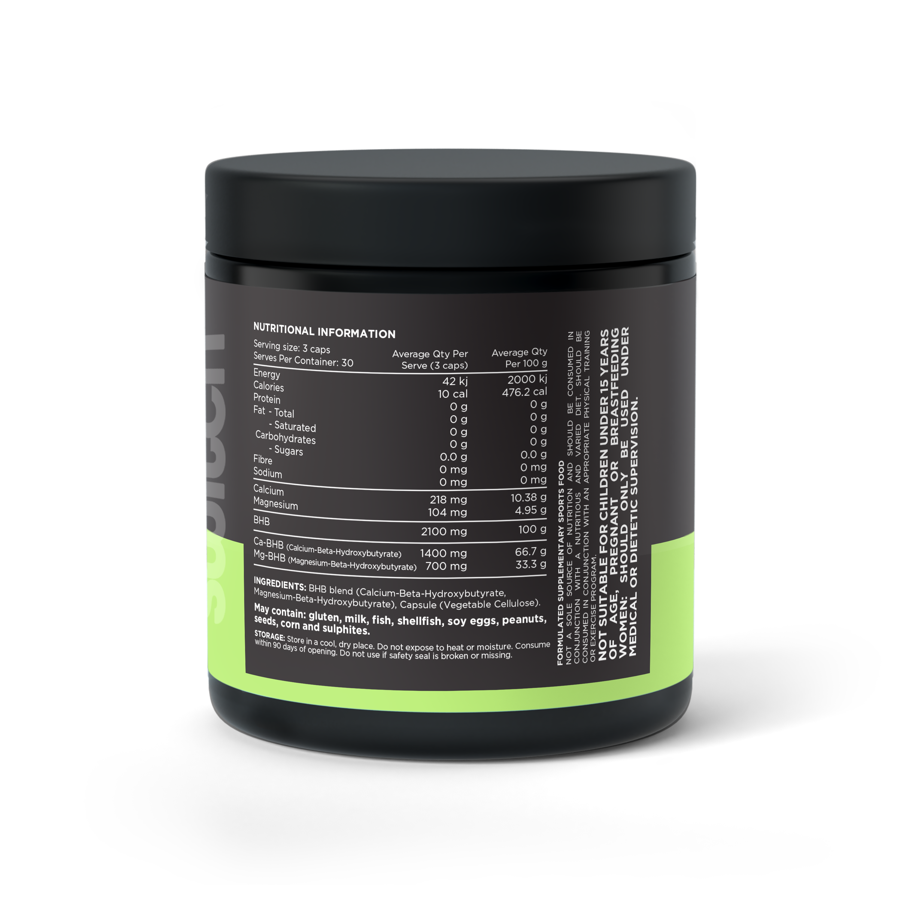 KETO SWITCH (BHB Ketones) Capsules - 30 serves