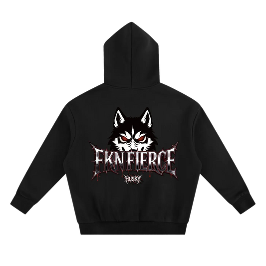 FknFierce Fleeced Hoodie Shadow