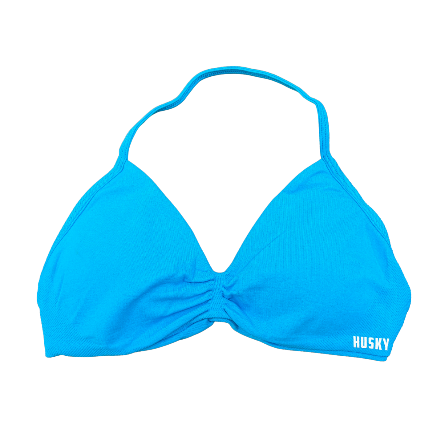 Aurora Strappy Halter Bra Wolf Grey