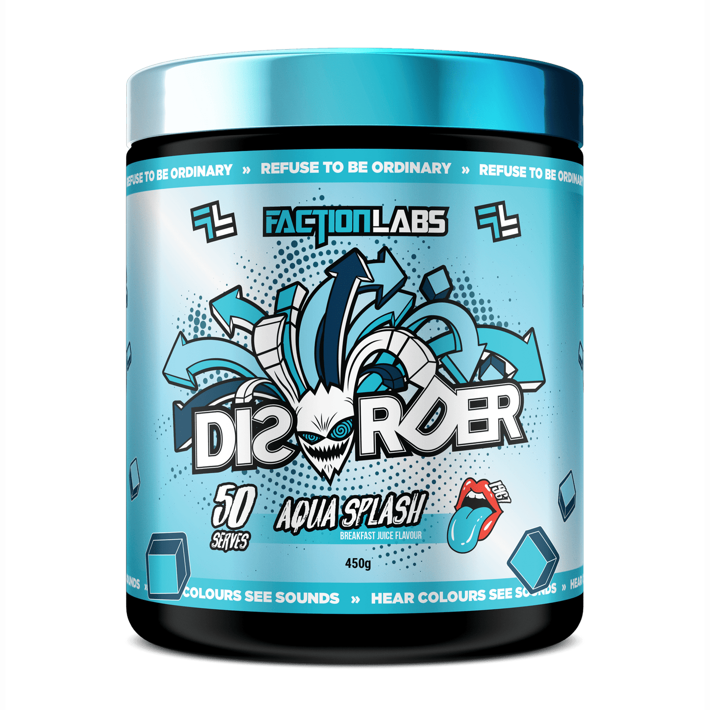 Disorder Original - 50 serves / 450g - AQUA SPLASH (breakfast juice)