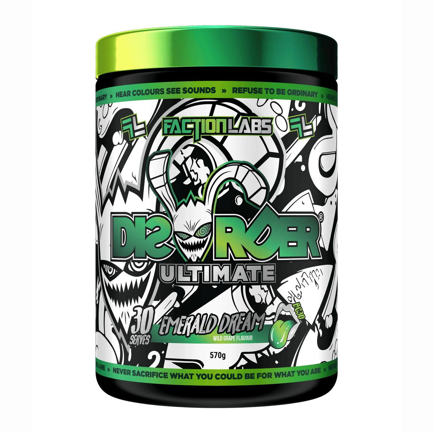 Disorder Ultimate - 30 serves / 570g - EMERALD DREAM (wild grape)