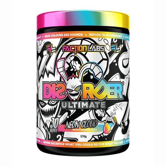 Disorder Ultimate - 30 serves / 570g - NEON CLOUD (pineapple passionfruit)