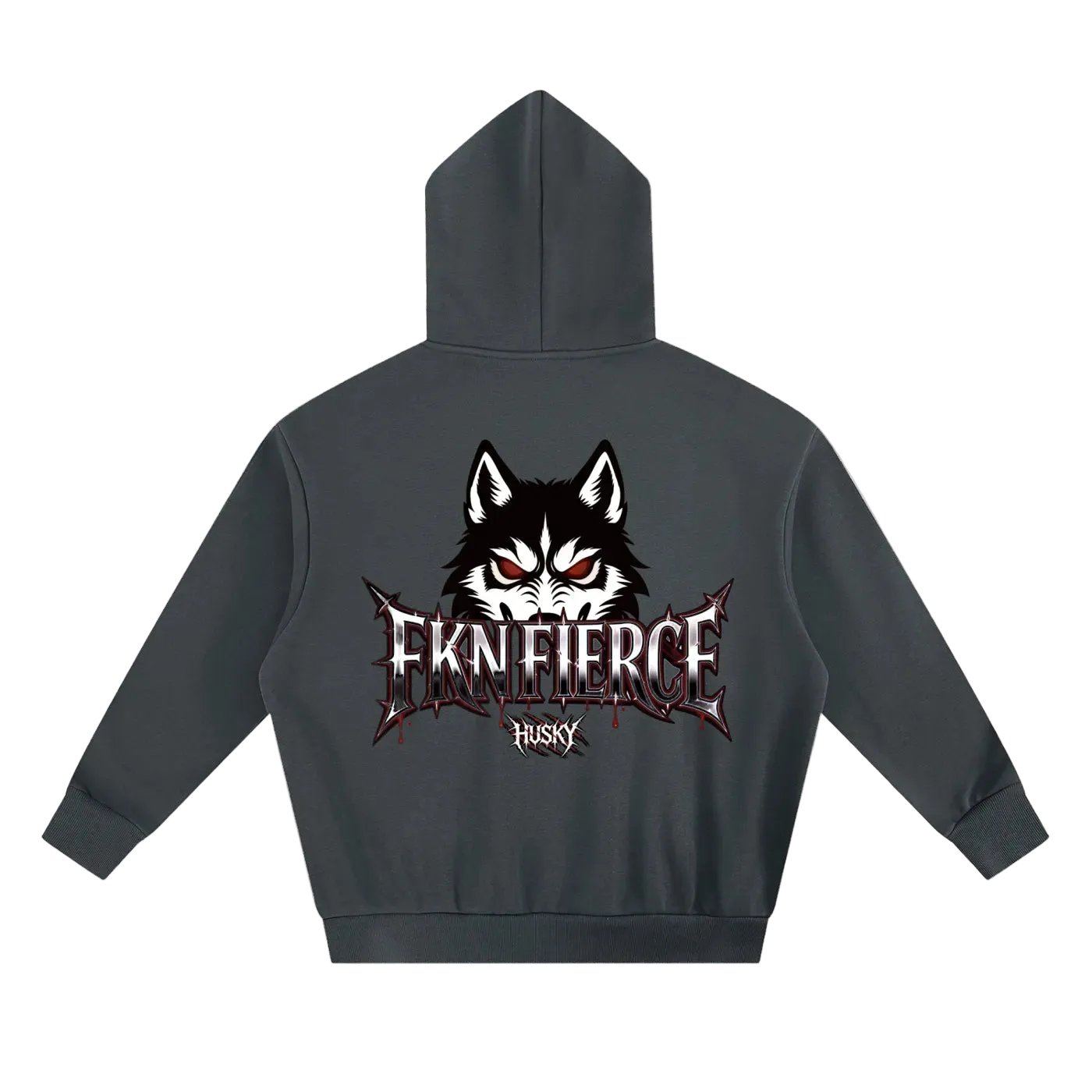 COMING SOON HUSKY FknFierce Fleeced Hoodie