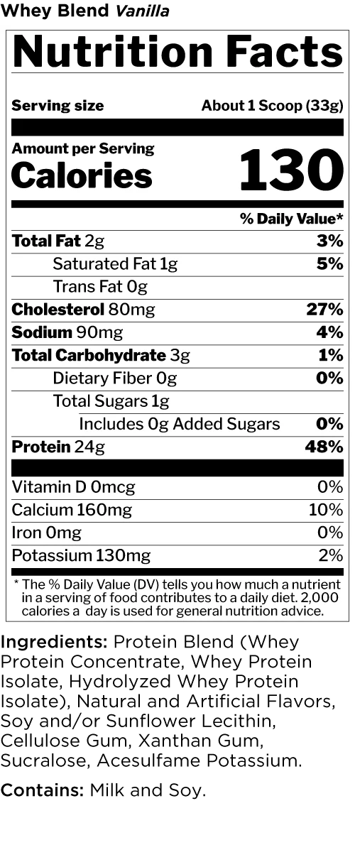 Rule 1 WHEY BLEND - 2LB