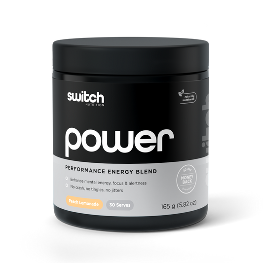 POWER SWITCH - Peach Lemonade - 30 serves