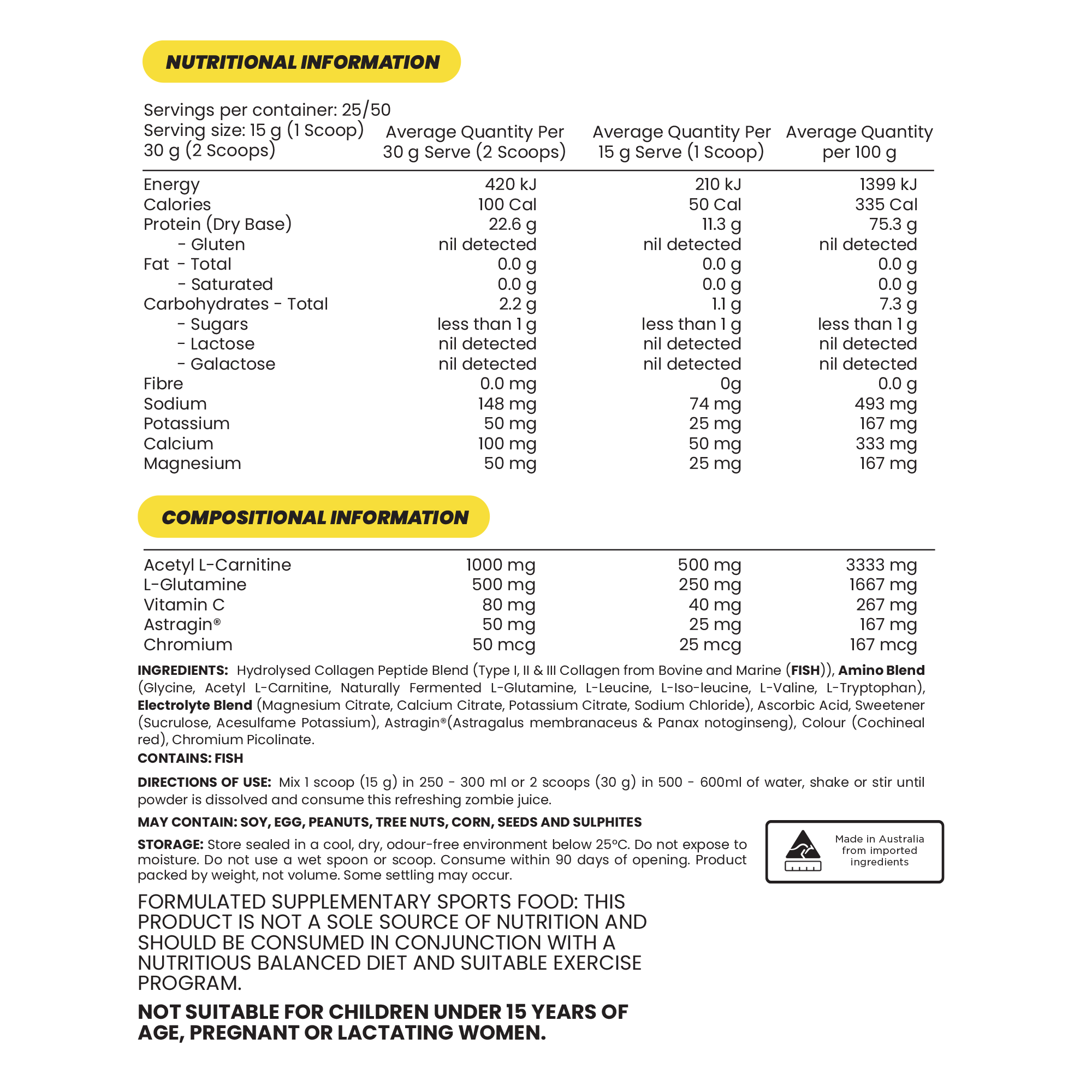 SHREDZ - THERMOGENIC PROTEIN WATER - 750g