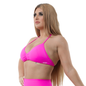 Aurora Strappy Halter Bra Glacier