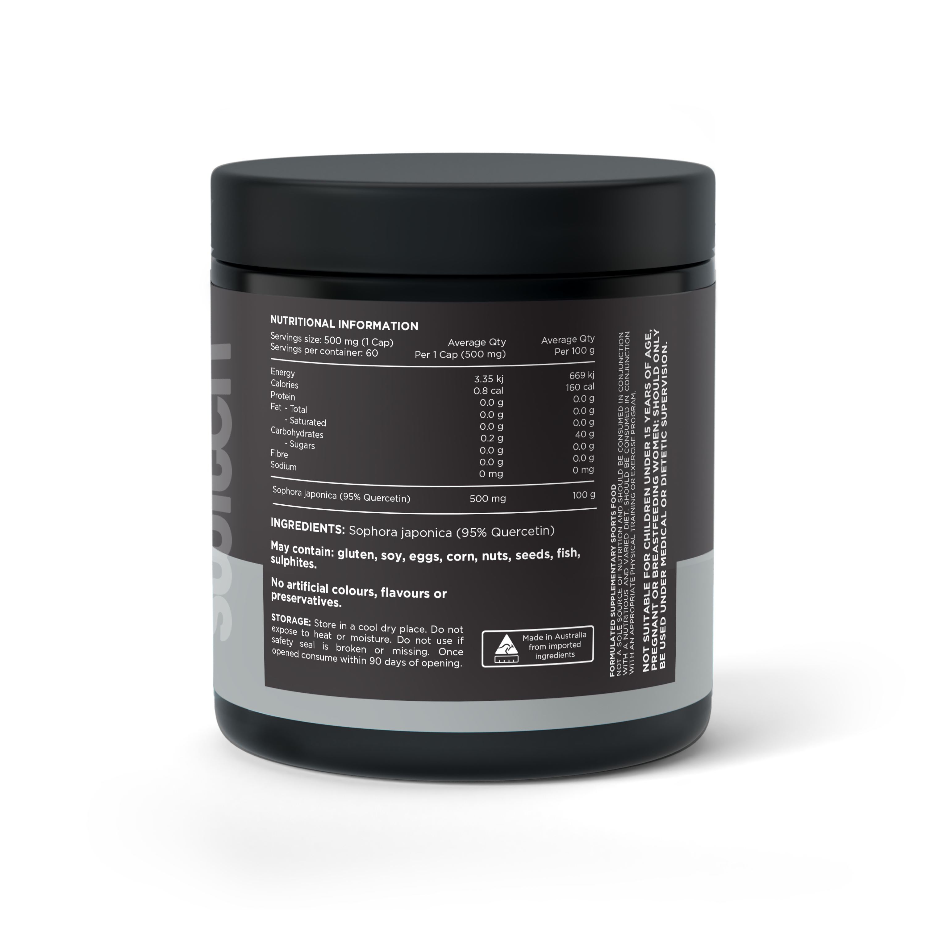 QUERCETIN (SOPHORA JAPONICA) CAPS - 500MG