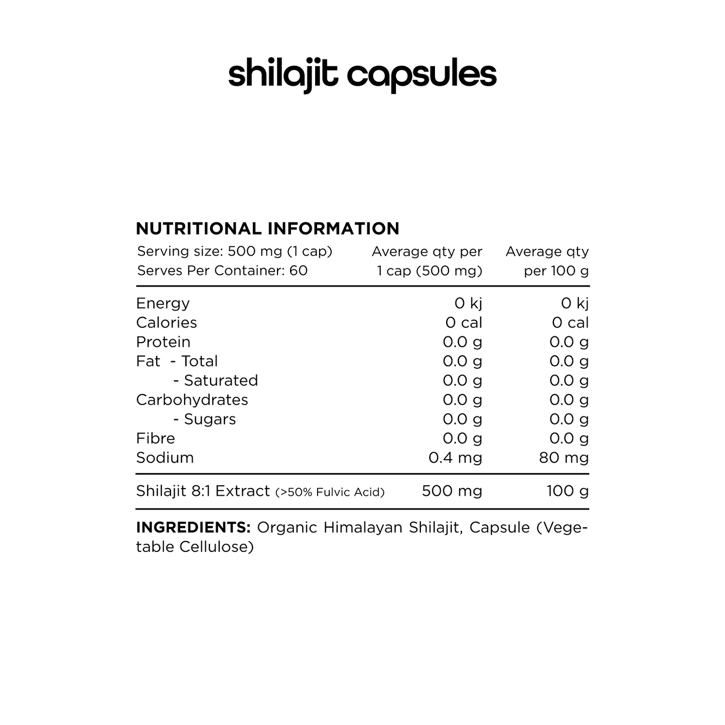 Shilajit SWITCH