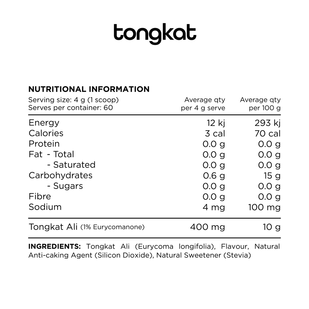 Tongkat Ali Powder – Paradise Fruit – 240 g (60 serve)