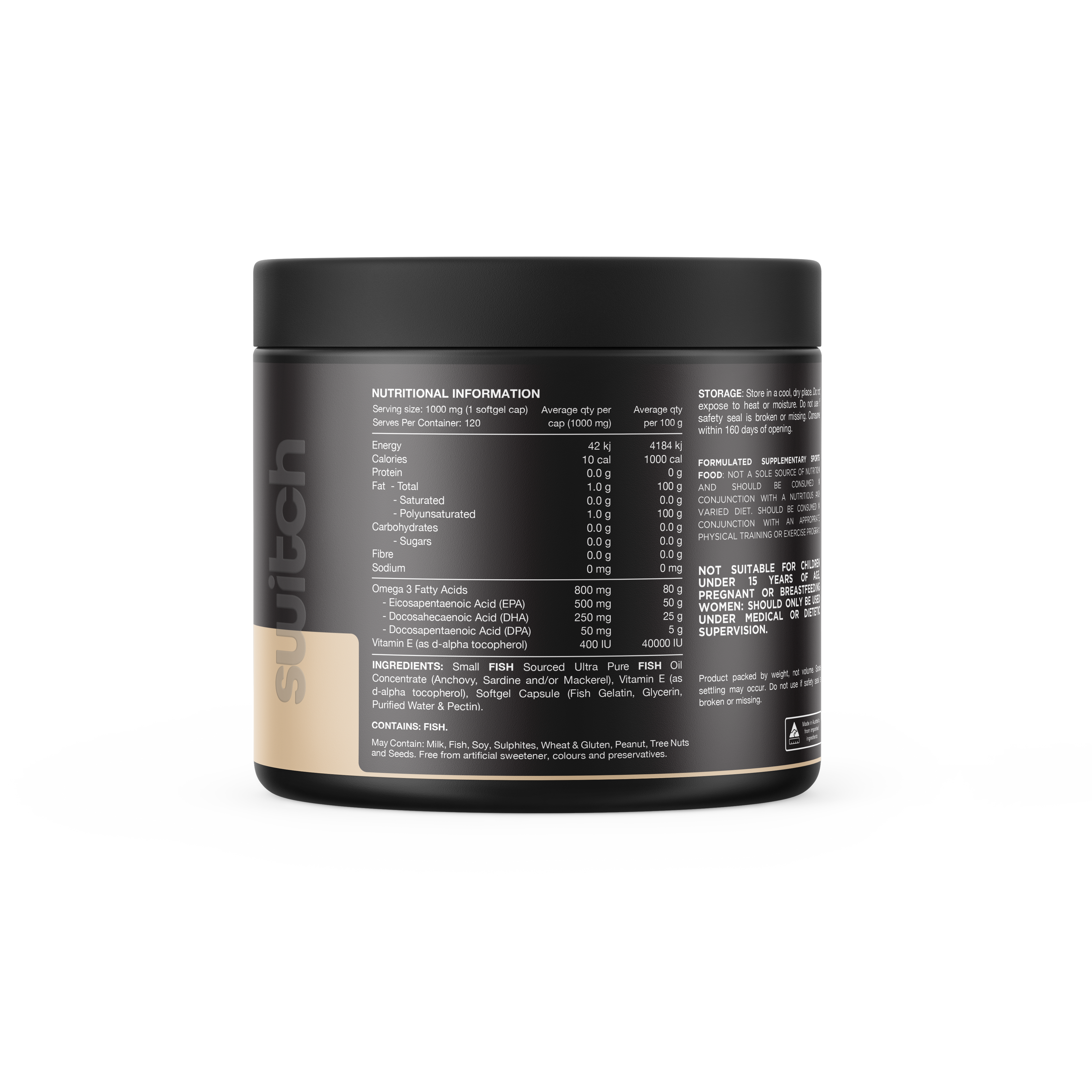 ULTRA FISH OIL HIGH STRENGTH NORWEGIAN OMEGA 3 - 1000MG