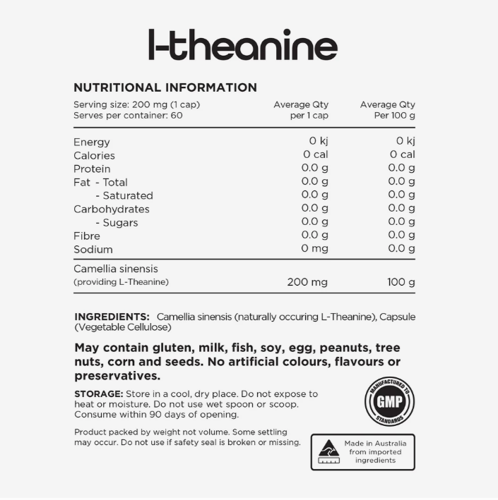 L-Theanine- Switch Nutrition