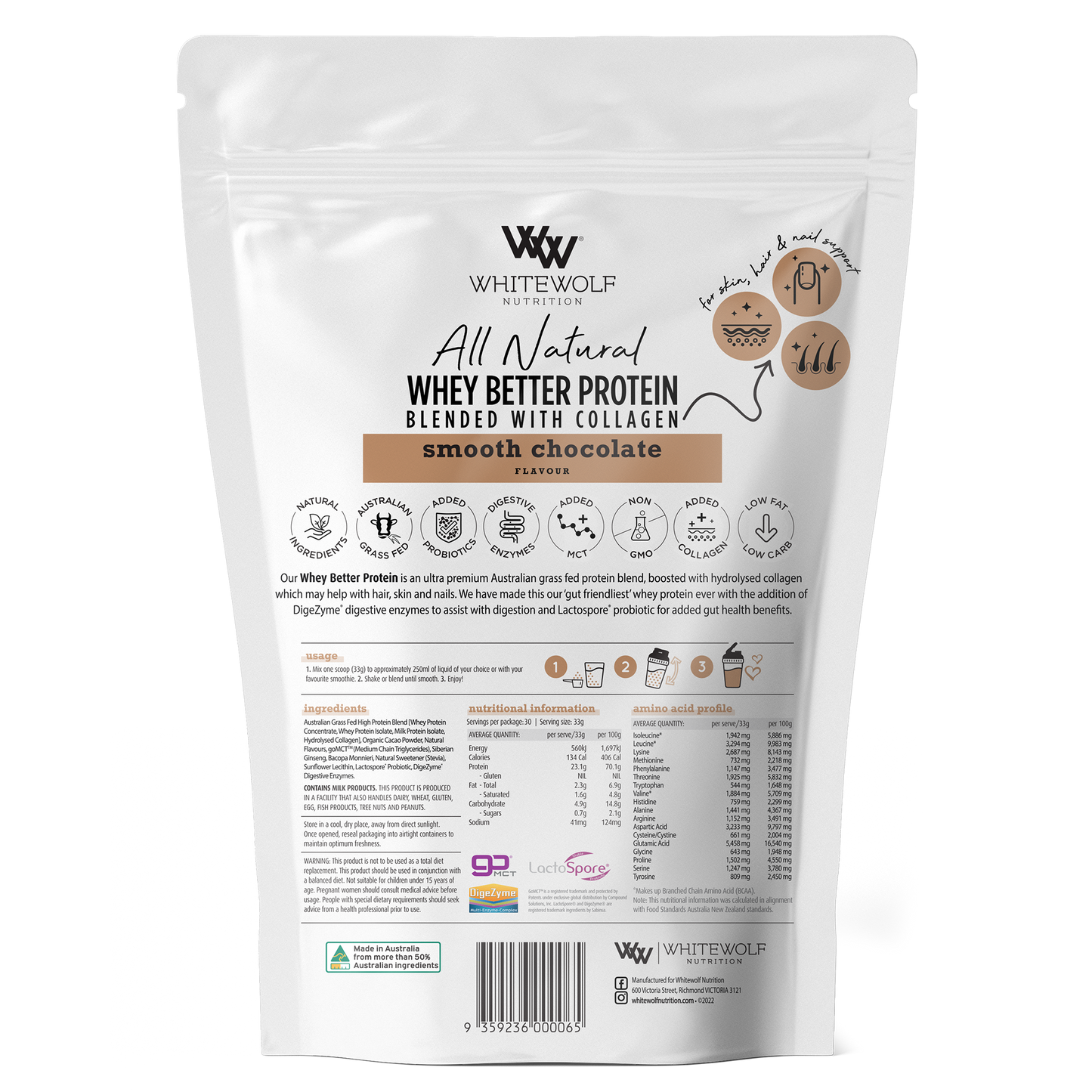 Whey Better Protein Blend -  990g - Smooth Chocolate