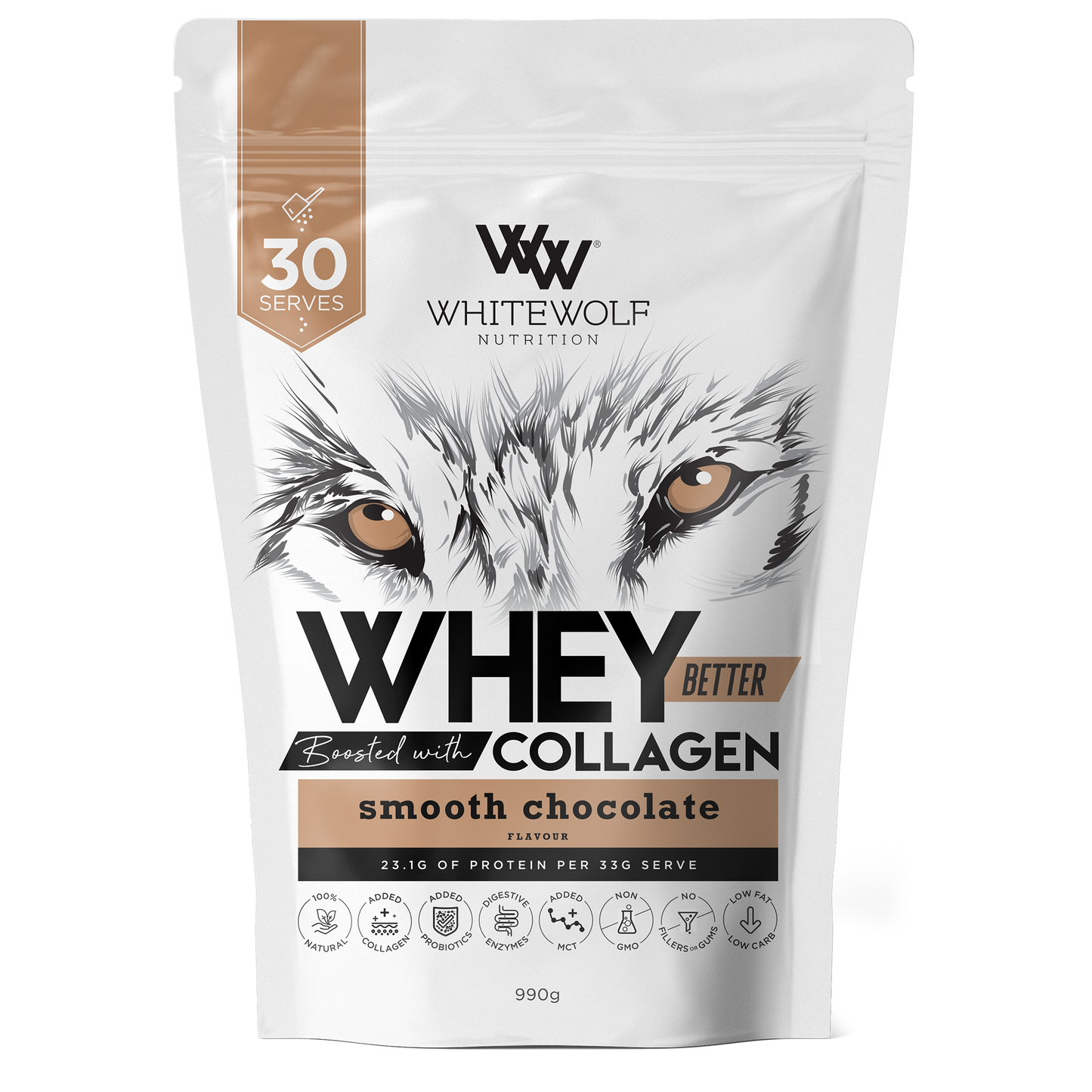 Whey Better Protein Blend -  990g - Smooth Chocolate