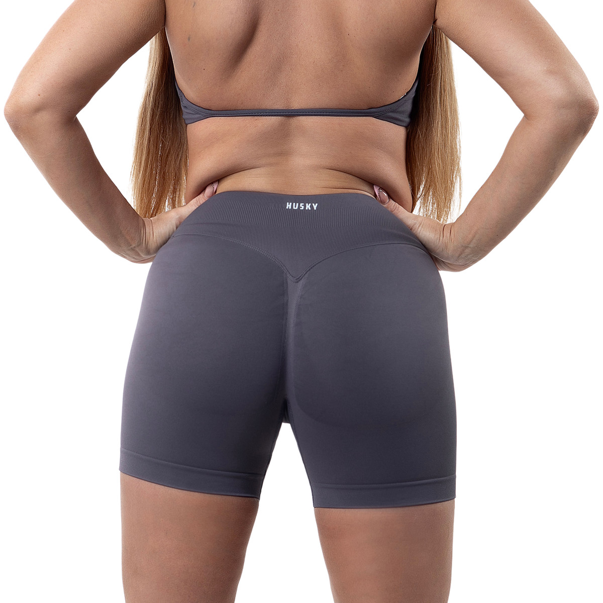 Aurora Sculped Shorts Wolf Grey