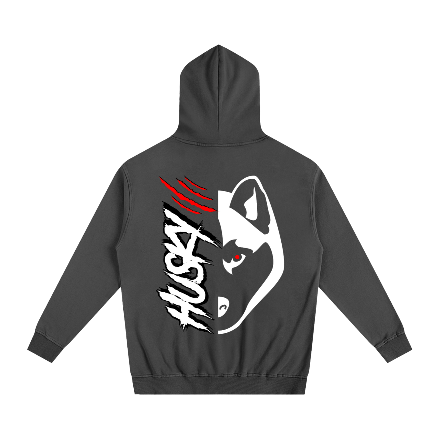 Husky Half Head Hoodie Jumper
