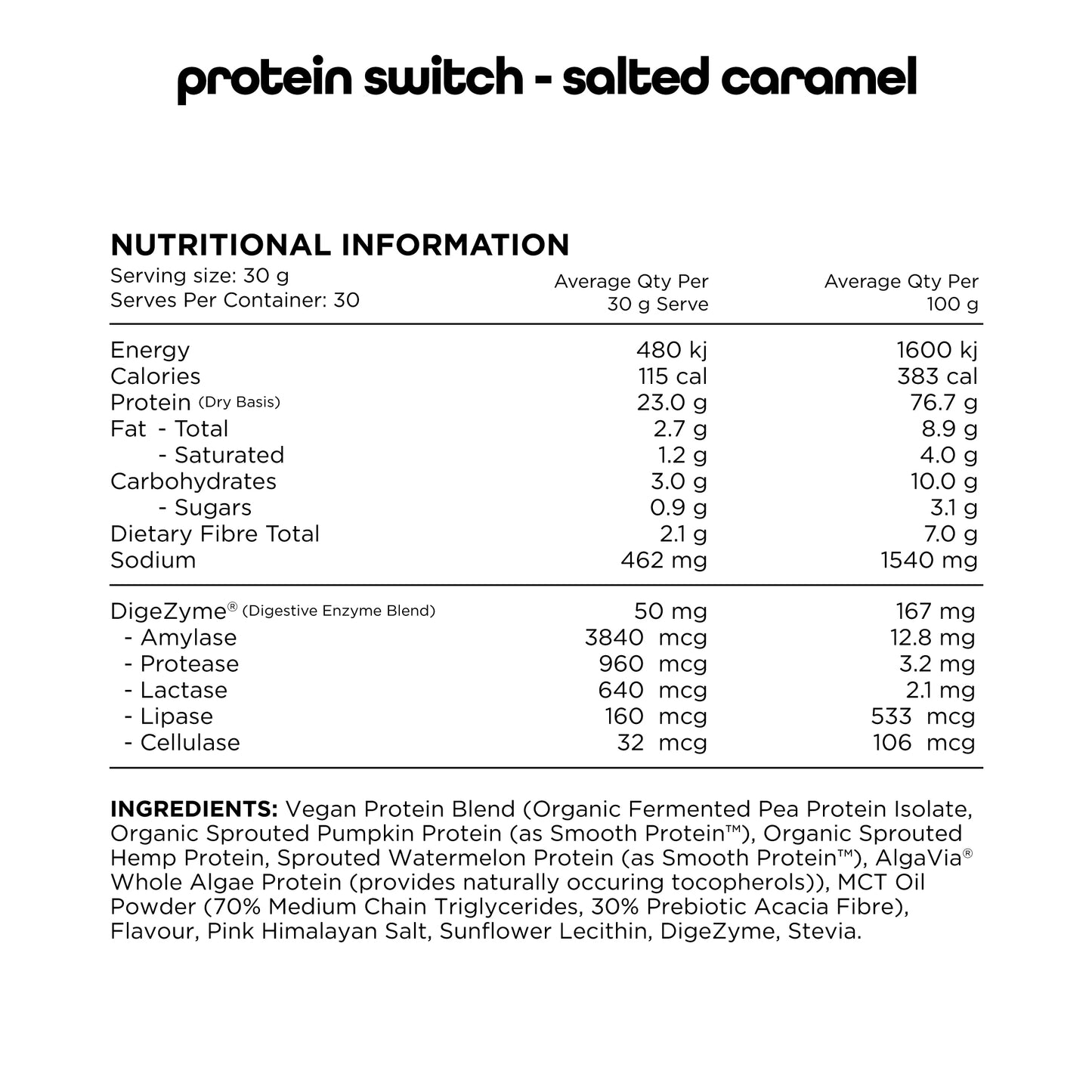 PROTEIN SWITCH- 30 Serve