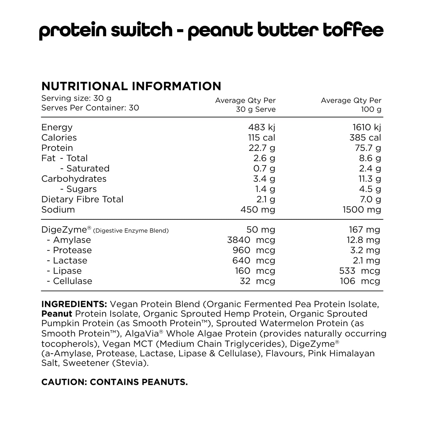 PROTEIN SWITCH- 30 Serve