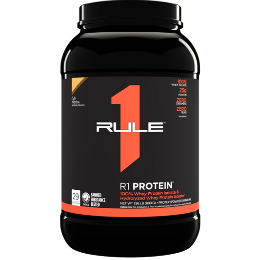 R1 PROTEIN - 29 SERV - CAFE MOCHA - 1.98LB