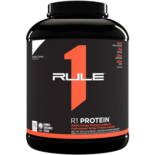 R1 PROTEIN - 76 SERVE - VANILLA CREME - 5.03LB