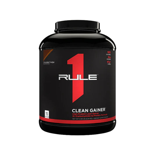 R1 CLEAN GAINER - 15 SERVE - CHOCOLATE FUDGE - 4.93LB