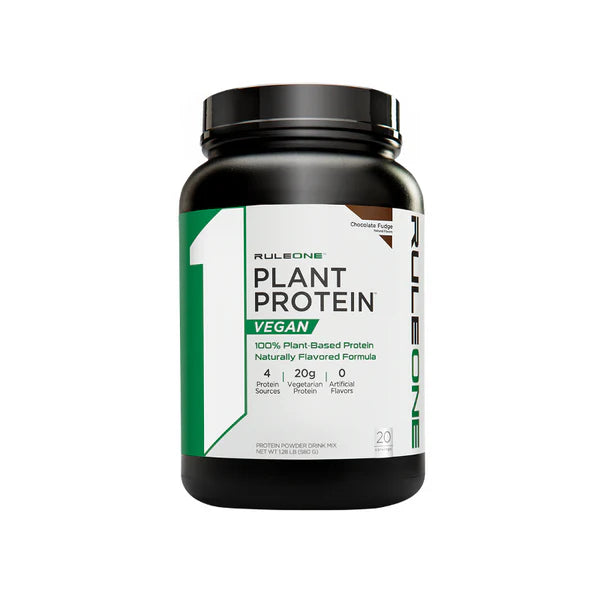 R1 PLANT PROTEIN - 20 SERVE - CHOCOLATE FUDGE - 1.48g