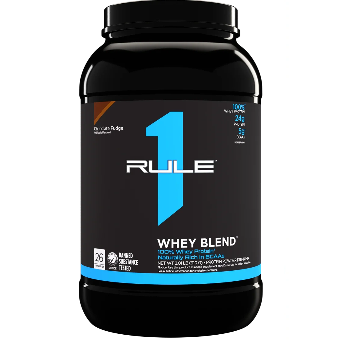 R1 WHEY BLEND - 26 SERVE CHOCOLATE FUDGE - 2.01LB