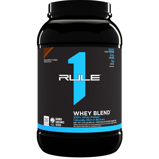 R1 WHEY BLEND - 26 SERVE CHOCOLATE FUDGE - 2.01LB