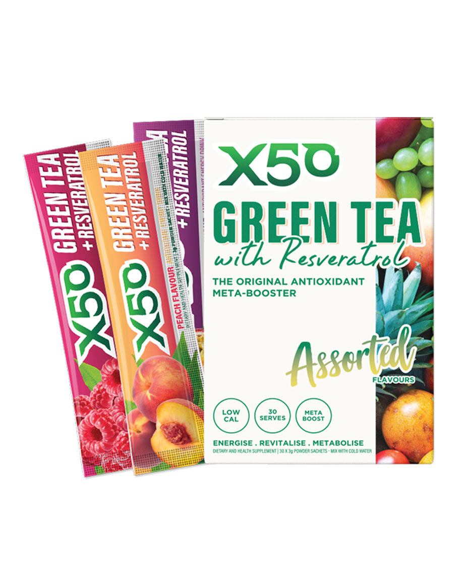 X50 Green Tea Assorted 30 Serves