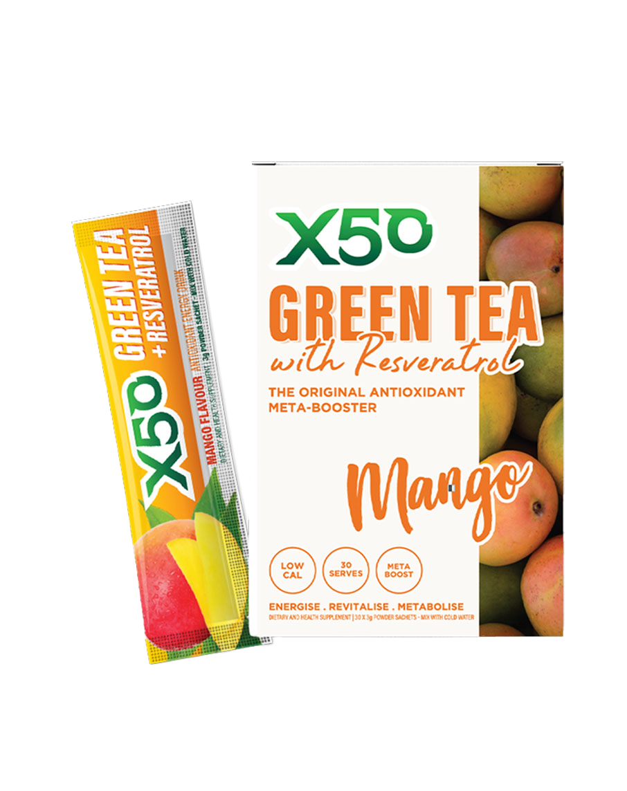 X50 Green Tea Mango 30 Serves