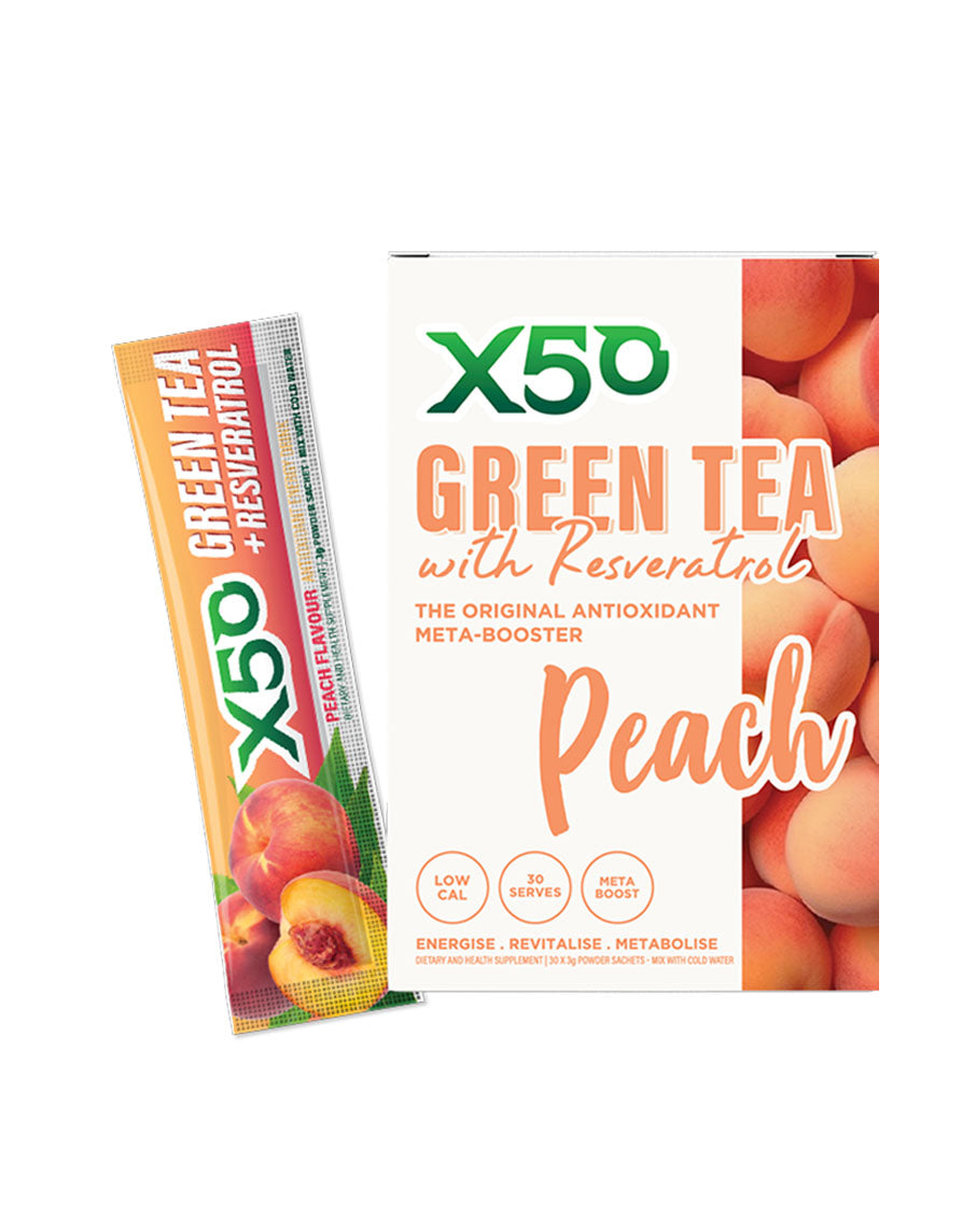 X50 Green Tea Peach 30 Serves