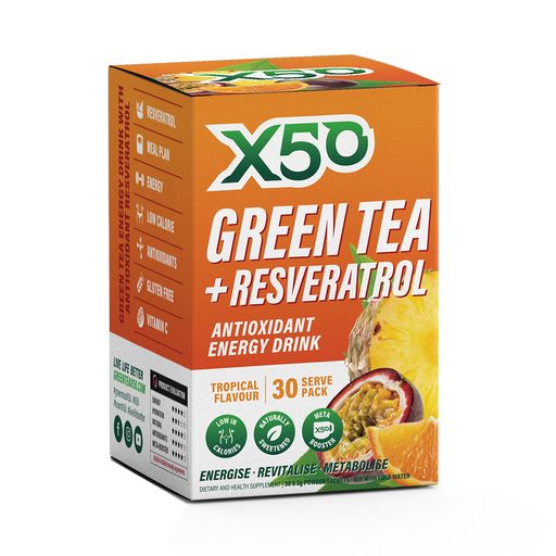 X50 Green Tea Tropical 30 Serves